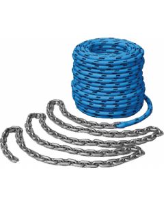 Trac Outdoor Products Anchor Rode, 300' x 5/16" Rope & 20' x 1/4" Chain Marine Chains