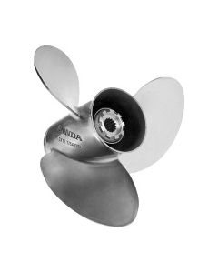 Honda Marine HR Titan  15" x 14" pitch Standard Rotation 3 Blade Stainless Steel Boat Propeller small_image_label