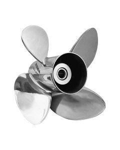 Honda Marine HR Titan  14" x 21" pitch Standard Rotation 4 Blade Stainless Steel Boat Propeller small_image_label