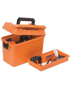 Plano Extra Large Dry Emergency Supply Box w/ tray, Orange