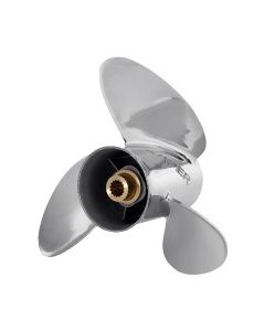 Evinrude Johnson Viper  13.88" x 15" pitch Standard Rotation 3 Blade Stainless Steel Boat Propeller small_image_label