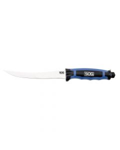 SOG BladeLight Fillet Straight Knife 6 w/6 LEDs - Polished Satin