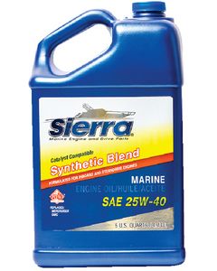 Sierra Catalyst Oil 25W40 Syn Blend 5 Quart - 18-9440Cat-4 small_image_label