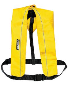 Seachoice Type V Manual Inflatable PFD 24G Yellow Manual Inflatable Life Jackets, Vests & PFDs