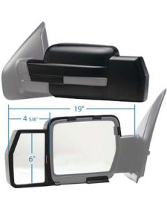 K-Source Snap On Mirror Fordf-15009-10 - 81810 Snap-On Towing Mirrors small_image_label