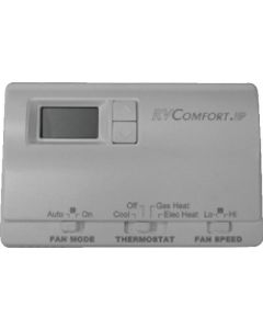 Digital T-Stat Heat Pump Wht - Single Stage Digital Thermostat 