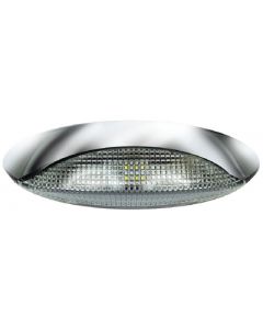 Prch Lt Ovl No Swch Led Cl Chm - Led Low Profile Oval Porch/Utility Light  small_image_label
