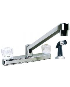 Kitchen Faucet W Sidespry 1.5 - Double Handle Kitchen Faucet  small_image_label