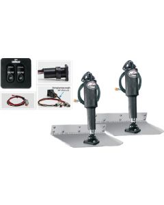 Lenco 9" X 12" Standard Mount Trim Tab Kit with Standard Tactile Switch 15104102 small_image_label