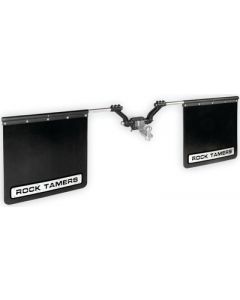 Rock Tamers Mud Flaps - 2" Hub System, Adjusts from 67-1/4" to 96-3/4" Wide small_image_label