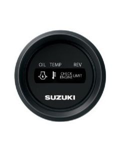 Suzuki 2" Black Engine Monitor Gauge