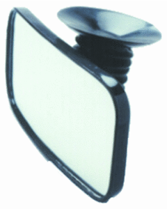 Cipa Mirrors Universal 4 x 8 Rear View Boat Mirror; Suction Cup Mount small_image_label
