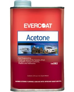 Evercoat Acetone, Quart small_image_label