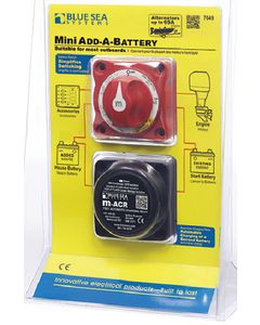 Blue Sea Systems Mini Battery Switch & Auto Charging Relay 65 Amp