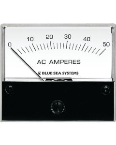 Blue Sea Systems AC Analog Amp Meter 0-50A, 2-3/4" Face small_image_label