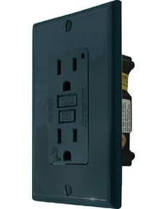 Receptical-Gfi Black - Gfi Receptacle With Light  small_image_label