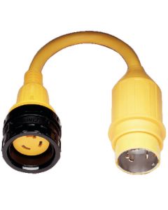 Marinco 30A 125V Locking with Collar to 50A 125/250V Locking Pigtail Adapter small_image_label