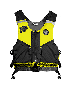 Mustang Operations Support Water Rescue Vest, Fluorscent Yellow-Green/Black