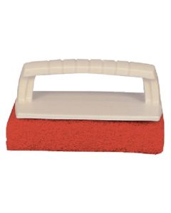 Starbrite Scrub Pad W/Handle Med Red - Star Brite small_image_label