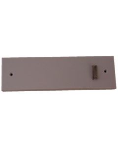 Rig Rite 12"Lx3-1/2"W Horizontal Transducer Mounting Plate,  Gray small_image_label