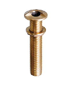 GROCO 1-1/4" Bronze Extra Long High Speed Thru-Hull Fitting w/Nut small_image_label