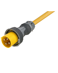 Marinco 100 Amp 125/250V 3-Pole, 4-Wire Shore Power Cordset - Neutral Wire - One-Ended Male Only - Blunt Cut - 75'