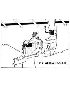Ez-steer E.Z.Steer Adjustable 23"-26" Auxiliary Sterndrive Steering System Kit for Mercruiser Alpha I Gen II small_image_label