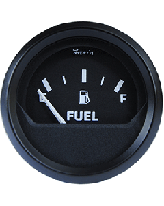 Faria Euro Black 2" Fuel Level Gauge - Metric small_image_label