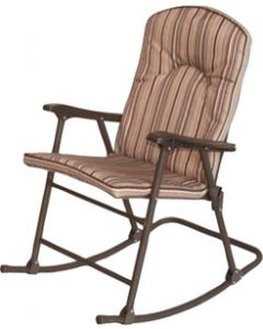 Prime Products Cambria Pad.Rocker Chr. Red - Cambria Folding Padded Rocker Chair
