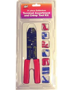 Handi-Man 31 Piece Vinyl Electrical Terminal & Pliers Kit
