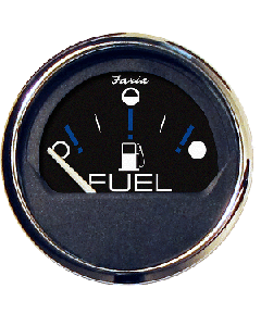 Faria Chesapeake Black 2" Fuel Level Gauge (Metric) small_image_label