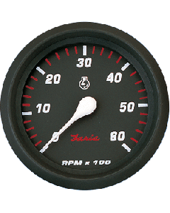 Faria Professional Red 4" Tachometer - 6,000 RPM small_image_label