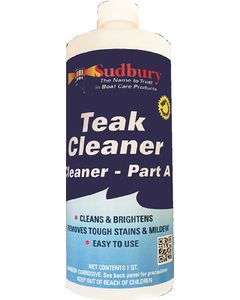 Sudbury Two-Part Teak Cleaner, Part A Only, Gal.