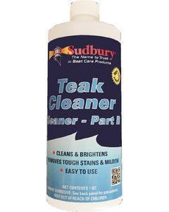 Sudbury Two-Part Teak Cleaner, Part B Only, Gal.