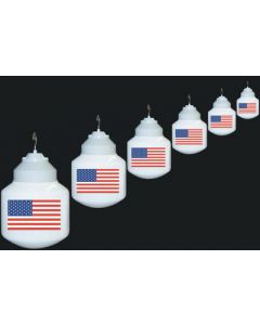 Polymer Products Us Flag Lights Set Of 6
