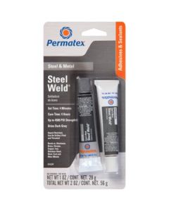 Permatex - Steel Weld&trade; Epoxy - Gray - 1oz