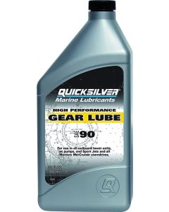 Quicksilver Premium SAE 80W90 Gear Lube,  Quart
