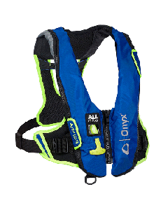 Onyx Impulse A/M-33 All Clear&reg; Auto/Manual Inflatable Life Jacket - Blue small_image_label