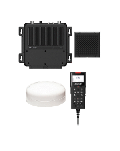 B&G V100-B Black Box VHF Radio w/Built-In AIS Transmitter and Receiver and External GP-500 GPS Antenna
