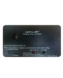 Safe-T-Alert SA-340 Black RV Battery Powered CO2 Detector - Rectangle