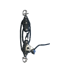 Barton Marine Size 5 4:1 Vang System, Snap Shackle Head - 40&#39; Line small_image_label