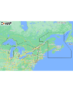 C-MAP M-NA-Y201-MS Great Lakes To Nova Scotia REVEAL&trade; Coastal Chart small_image_label