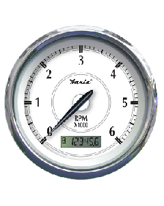 Faria Newport SS 4" Tachometer w/Hourmeter f/Gas Outboard - 7000 RPM small_image_label