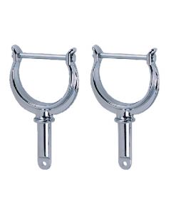 Perko North River Type Rowlock Horns - Chrome Plated Zinc - Pair small_image_label