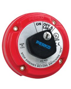 Perko Ignition Protected Main Battery Switch with Key Lock