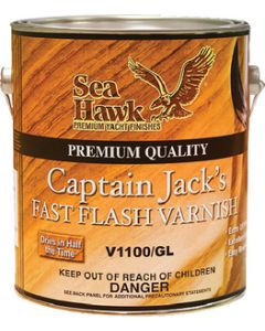 Seahawk V1100QT Captain Jack'S Fast Flash Varnish, Qt., 6/case small_image_label