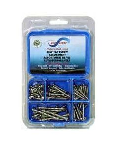 Seasense Stainless Steel Screw Assortment Kit, Oval Tapping
