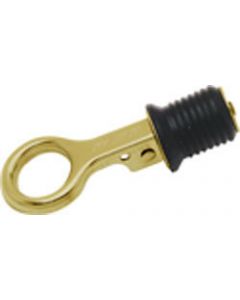 Seasense Brass Snap Drain Plug, 1-1/4", Brass