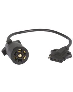Optronics 23" 7-Way Round Blade to 5-Way Flat Plug Trailer Adapter Cable small_image_label