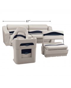 Wise WS14008 Premier Pontoon Traditional Rear Seat Group